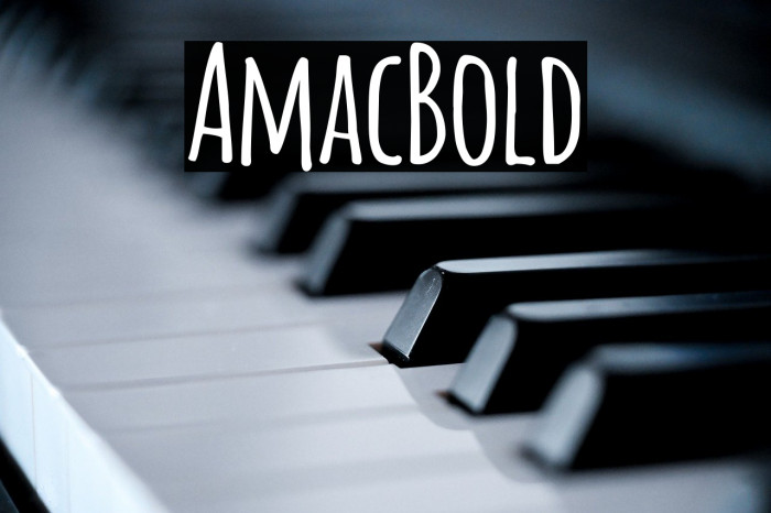 Amatic Bold1 Example 1