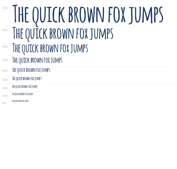 Amatic Bold1 Waterfall