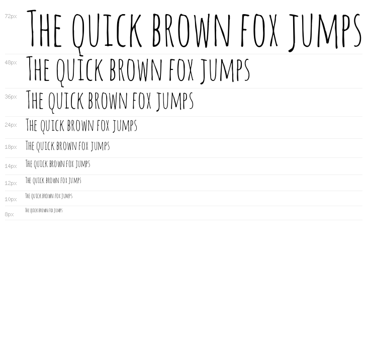 Amatic SC Regular Waterfall