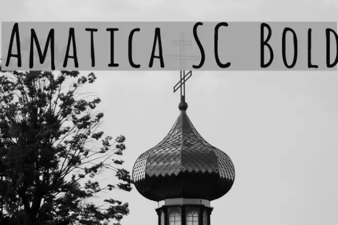 Amatica SC Bold Font examples