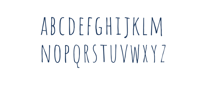 Amatica SC Regular Lowercase