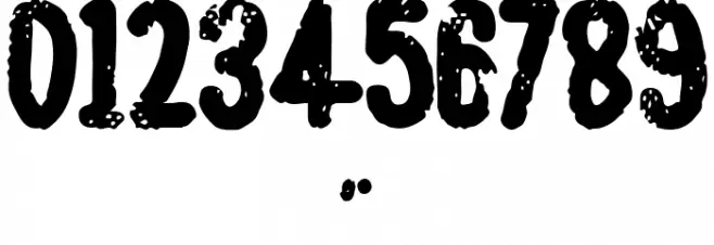 Amatir Grunge Schriftart Anderer Schreiben