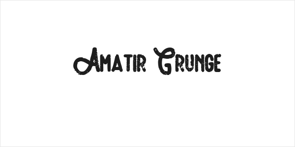 Amatir Grunge Logo