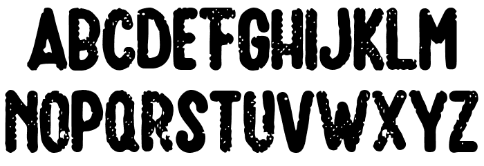 Amatir Grunge 字体 小写