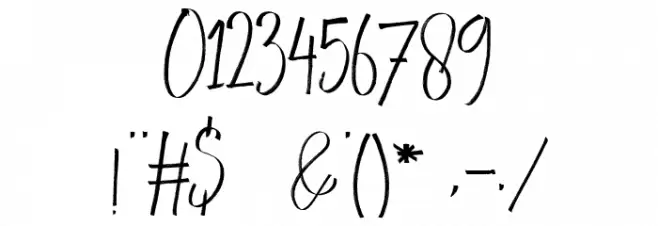 Amatira Font OTHER CHARS