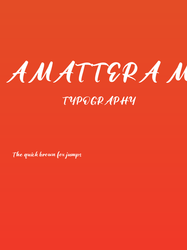 Amattera Million Poster
