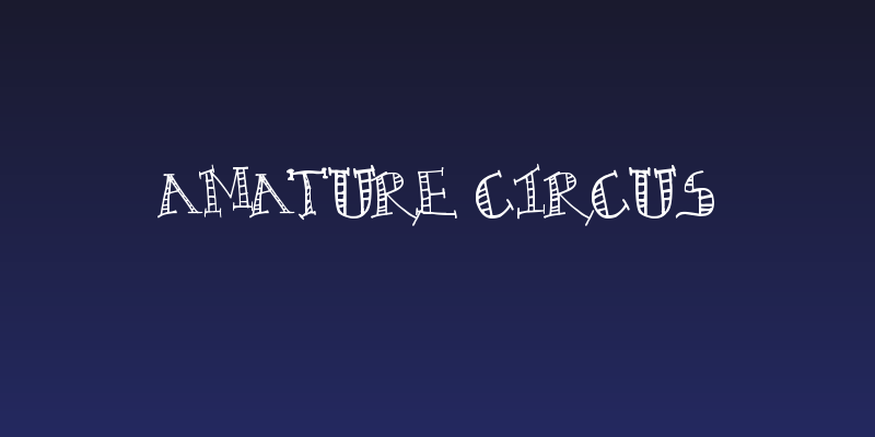 Amature Circus Social Header
