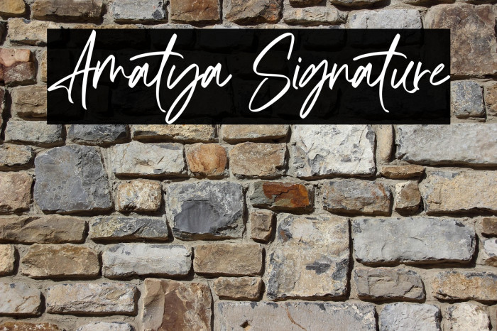 Amatya Signature Example 2