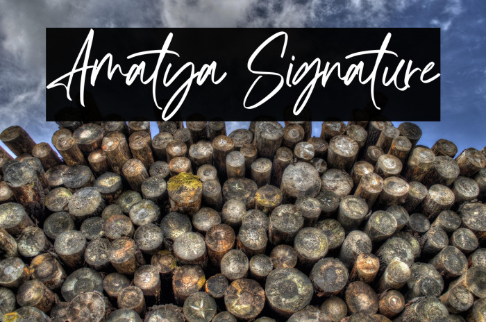 Amatya Signature Example 3