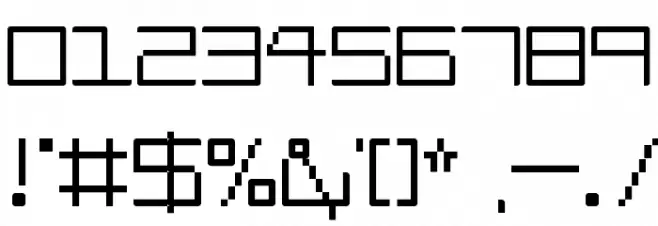 Amaya Technical Bold Regular Font OTHER CHARS