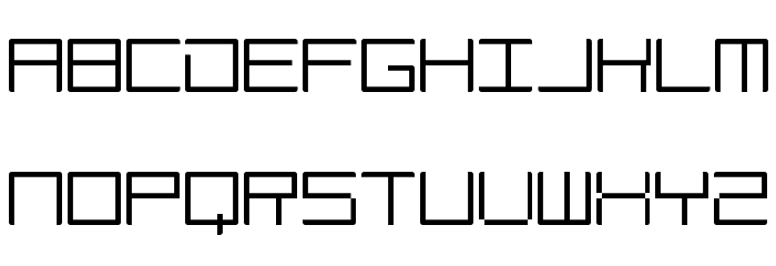 Amaya Technical Bold Regular Font LOWERCASE