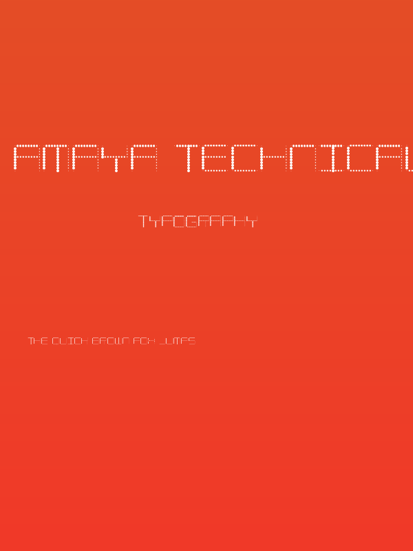 Amaya Technical Dots Regular Poster