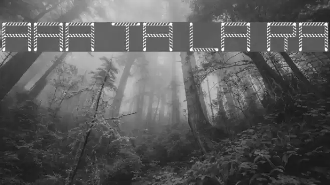 Amaya Technical Leaves Regular Font examples