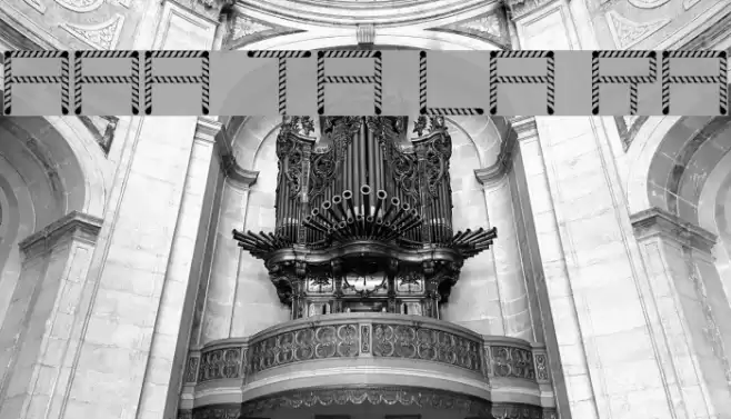 Amaya Technical Leaves Regular Font examples