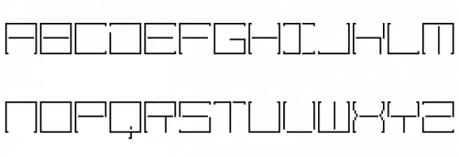 Amaya Technical Regular Schriftart Groß