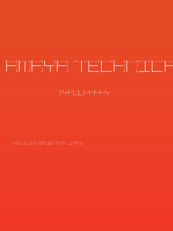 Amaya Technical Sharp Regular Poster