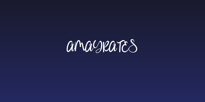 Amayrates Social Header
