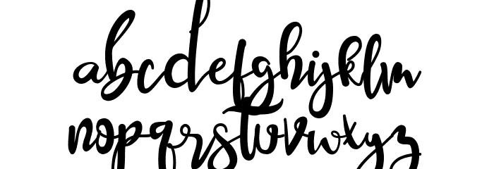 Amayrates Font LOWERCASE