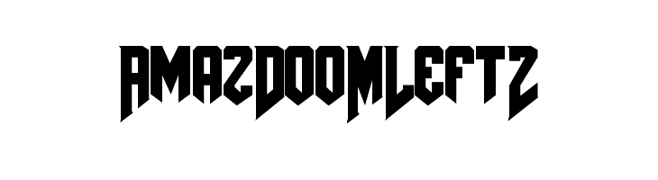 AmazDooMLeft2  Frei Schriftart Herunterladen