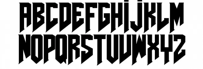 AmazDooMLeft2 Schriftart Groß