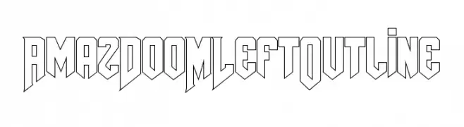 AmazDooMLeftOutline  नि: शुल्क फ़ॉन्ट्स डाउनलोड
