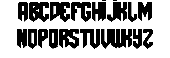 AmazDooMLeft Font LOWERCASE