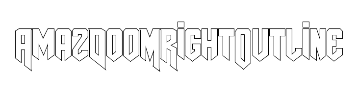 AmazDooMRightOutline Fonte