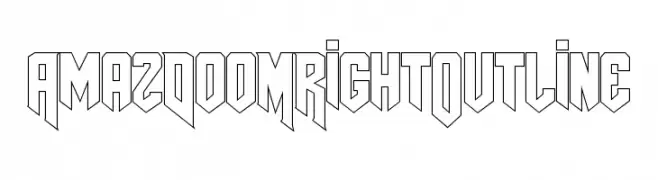 AmazDooMRightOutline  नि: शुल्क फ़ॉन्ट्स डाउनलोड