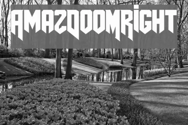 AmazDooMRight Font examples