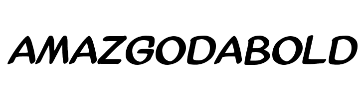 AmazGoDaBold Font