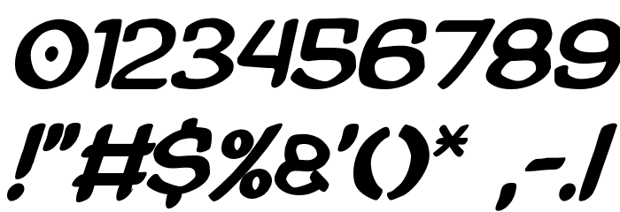 AmazGoDaBold Font OTHER CHARS