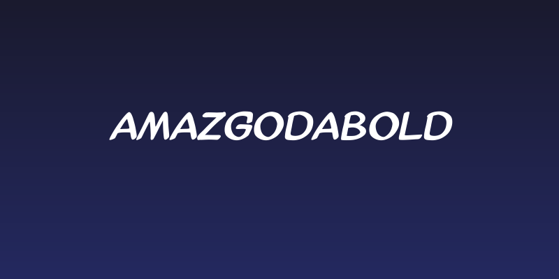 AmazGoDaBold Social Header