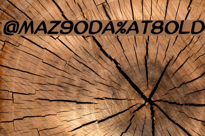 AmazGoDaMatBold Font examples