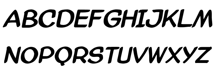 AmazGoDaMatBold Font LOWERCASE