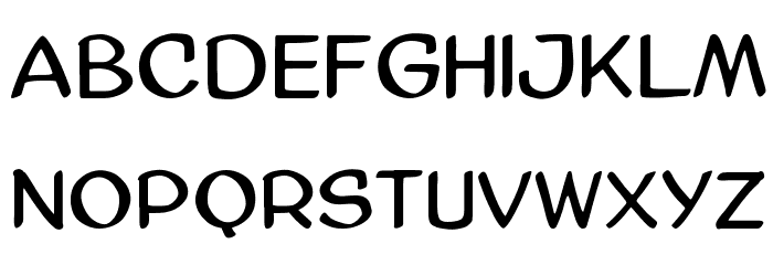 AmazGoDa Font LOWERCASE