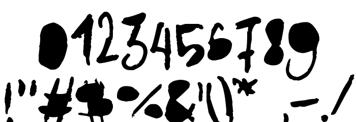 AmazHand_First_Alt Font OTHER CHARS