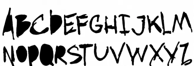 AmazHand_First_Alt Шрифта ВЕРХНИЙ