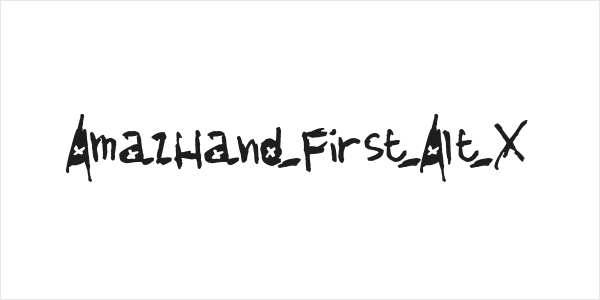 AmazHand_First_Alt_X Logo