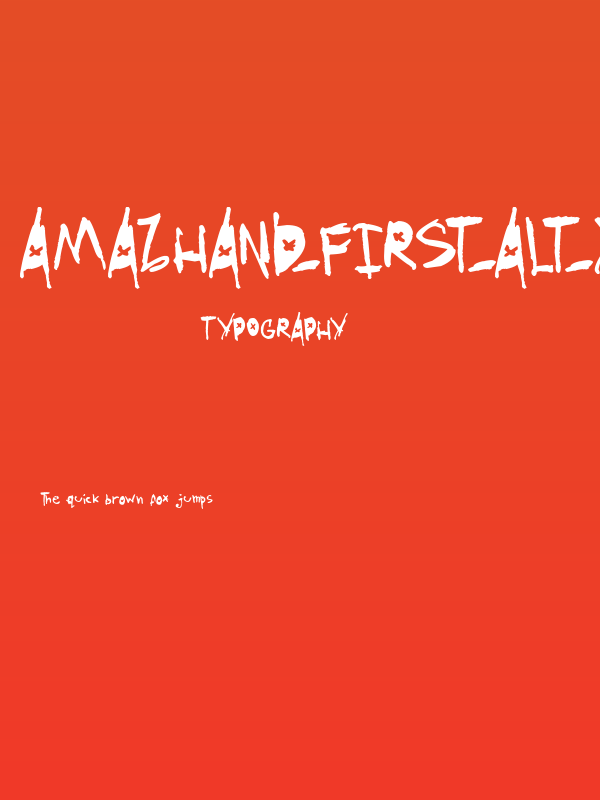 AmazHand_First_Alt_X Poster