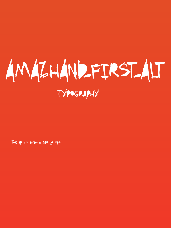 AmazHand_First_Alt Poster