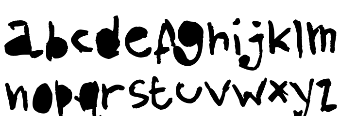 AmazHand_First_Alt Font LOWERCASE