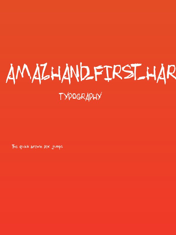 AmazHand_First_Hard Poster