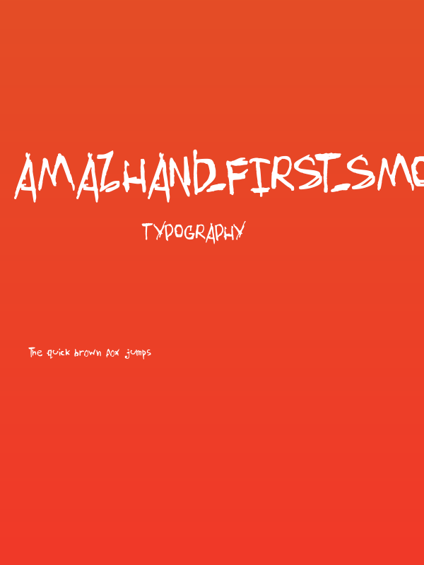 AmazHand_First_Smooth Poster