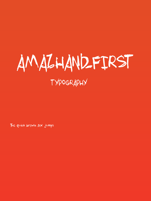 AmazHand_First Poster