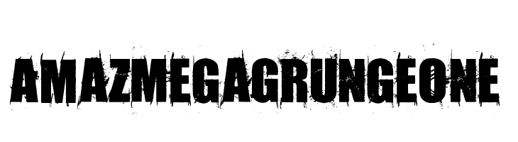 AmazMegaGrungeOne  नि: शुल्क फ़ॉन्ट्स डाउनलोड