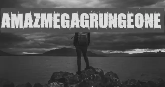 AmazMegaGrungeOne خط examples