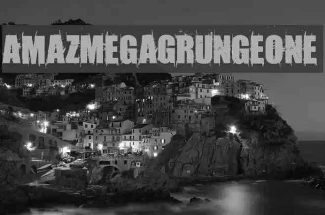 AmazMegaGrungeOne خط examples