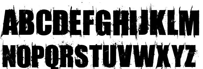 AmazMegaGrungeOne Font LOWERCASE
