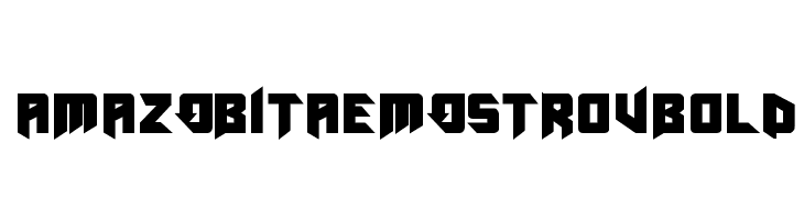AmazObitaemOstrovBold Fonte