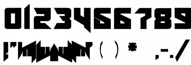 AmazObitaemOstrovBold Font OTHER CHARS